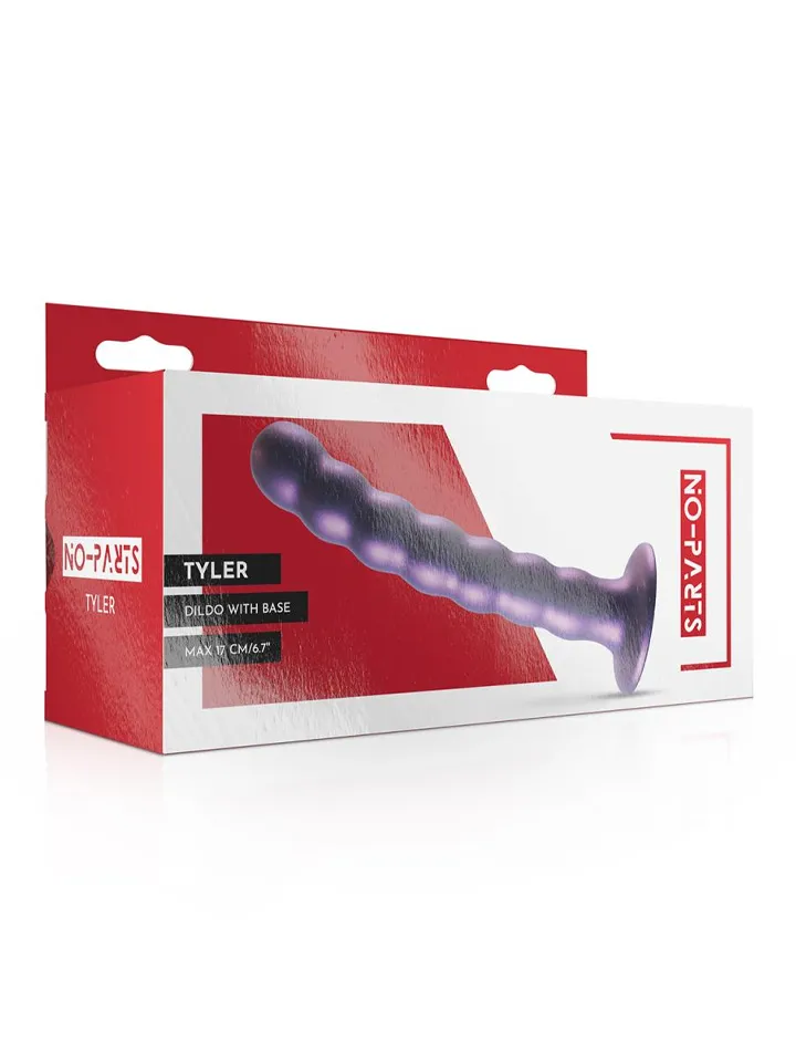 Pegging Dildo Metallic Purple 17 cm - Abstecken 4 [full]