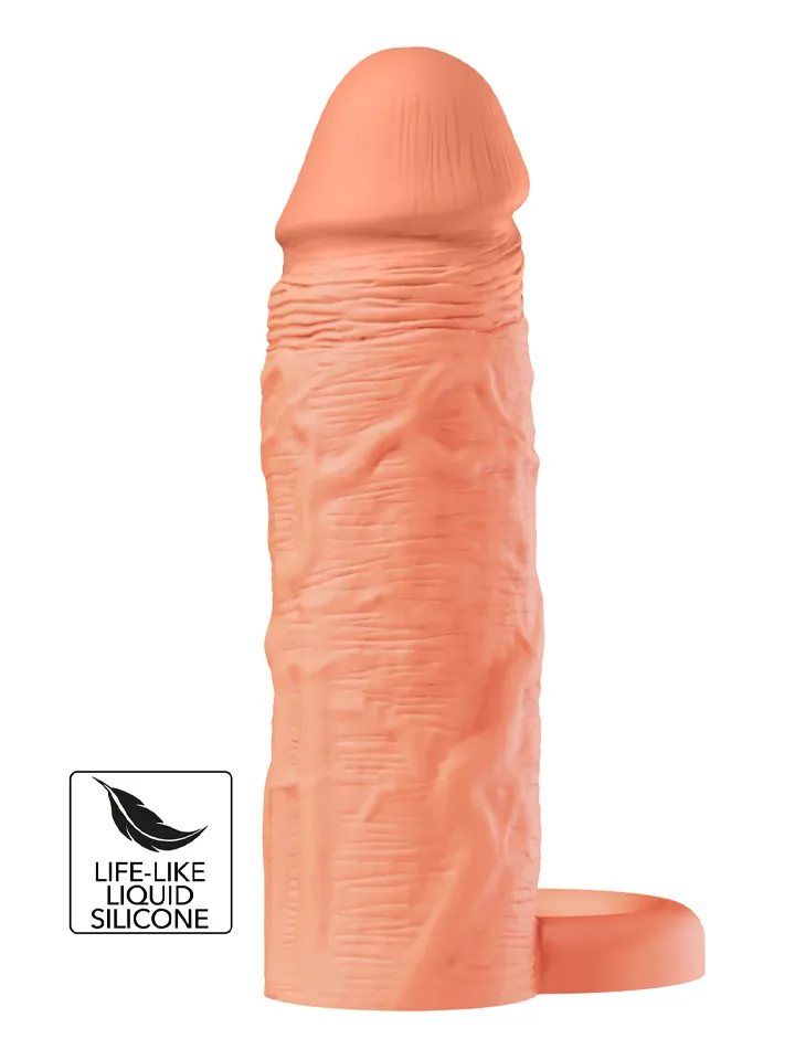 Penis Sleeve Liquid Silicone Ring 15 cm - Penisverlängerung/Penishülle 1 [full]