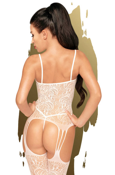 Penthouse Auge des Sturms Weiß - Bodystocking 2
