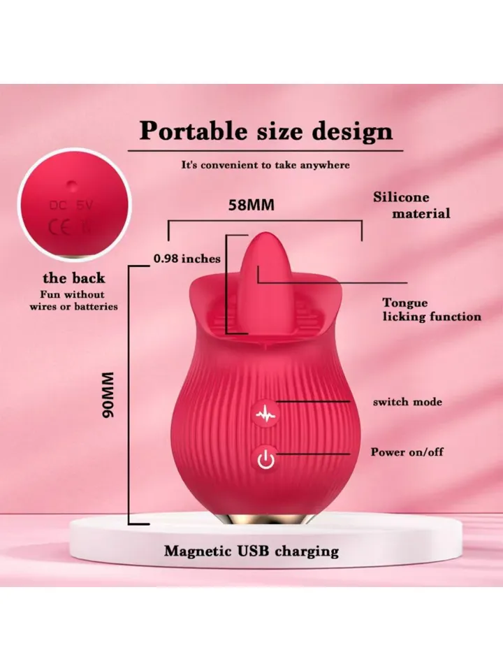 Petal Bliss Zungenleck-Vibrator - Klitoris-Vibrator 3 [full]