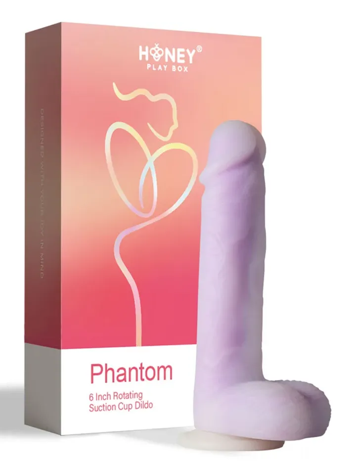 Phantom Realistic & Rotating Dildo 21 cm - Vibrierender Dildo 4 [full]