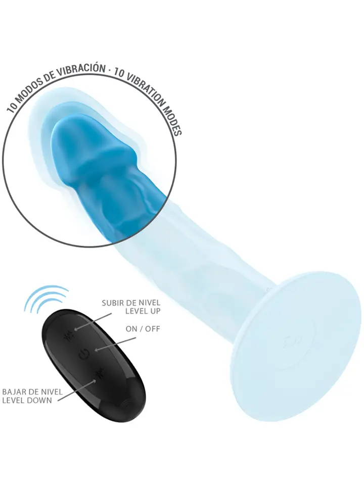Phoebe – Realistischer Vibrator mit 10 Modi und Fernbedienung - Vibrierender Dildo 5