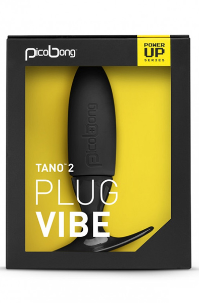 Picobong Tano 2 Plug Vibe Black - Vibrierender Analplug 3