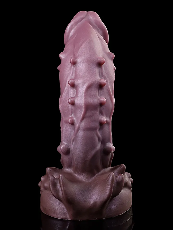Pink Alien Dark Ork Monster Dildo 23 cm - Drachen-Dildo 2 [full]