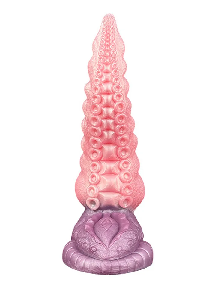 Pink Alien Gode Fantasy Octong 22 cm - Drachen-Dildo 1 [full]