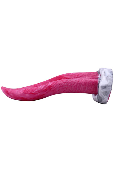 Pink Alien Silicone Sucker Tongue 21 cm - Drachen-Dildo 3