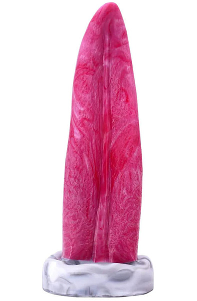 Pink Alien Silicone Sucker Tongue 21 cm - Drachen-Dildo 4