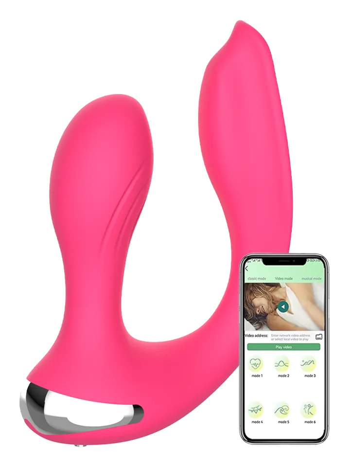 Pink Wearable Vibrator With App - App-gesteuerter Vibrator 1 [full]