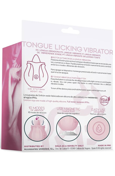 Pinkrose Tongue Licking Vibrator - Klitoris-Stimulator 4