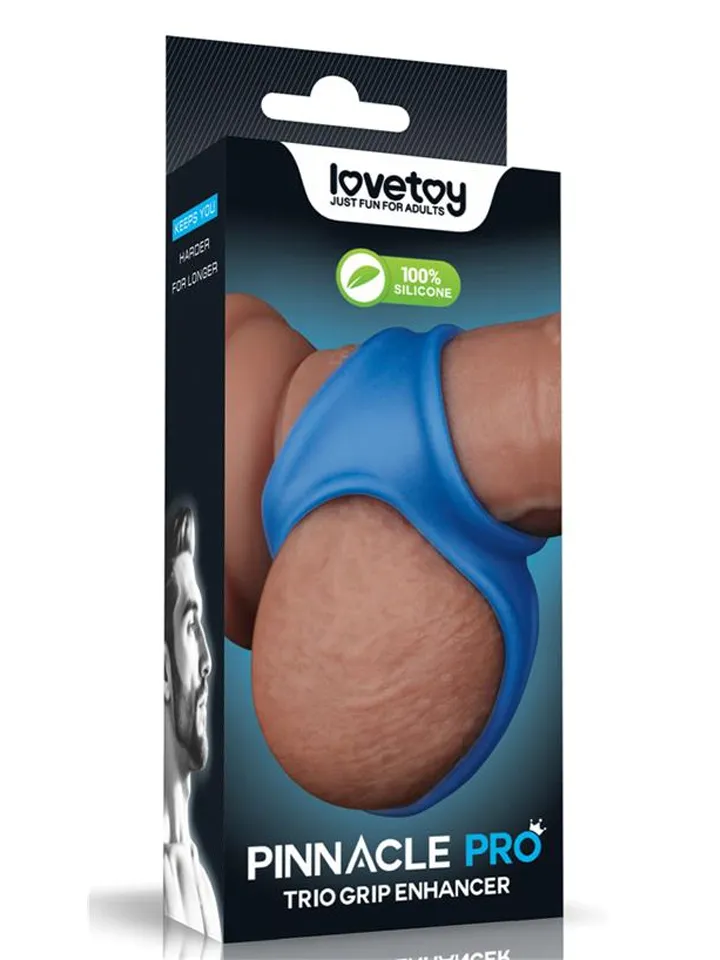 Pinnacle Pro Trio Grip Enhancer Penis Ring - Penis- und Hodensackringe 1 [full]