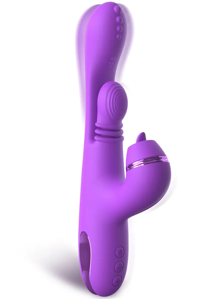 Pipedream Fantasy For Her Intimotion Pulse Pro - Rabbit-Vibrator mit rotierender Zunge 3