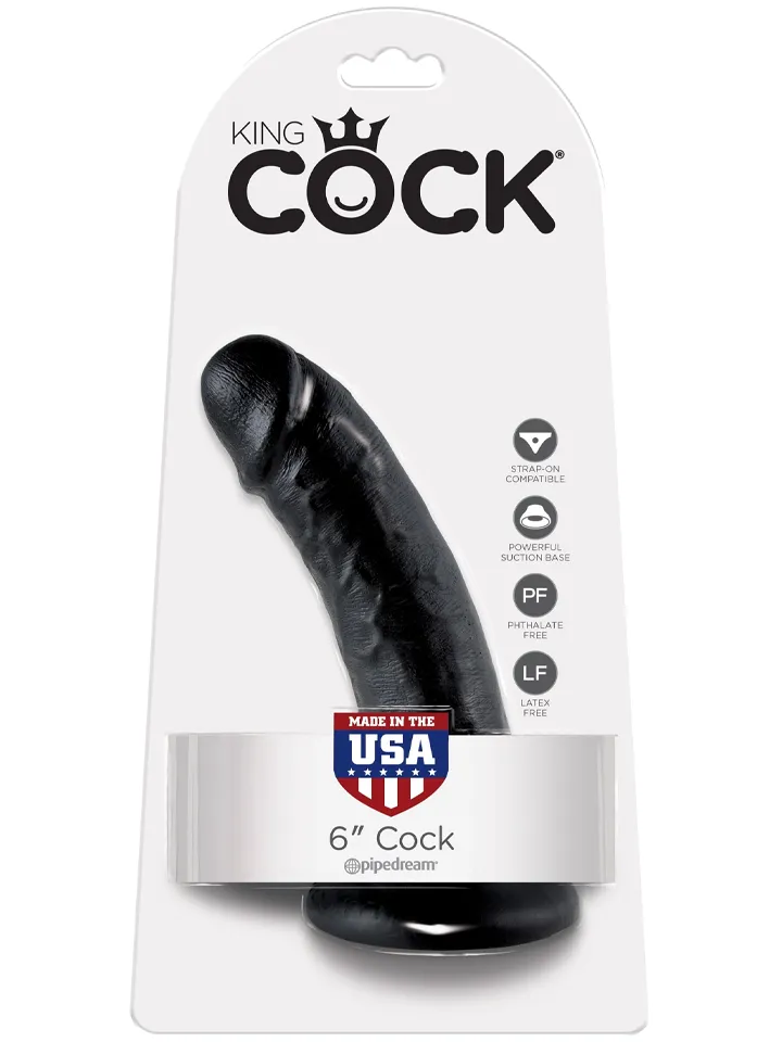 Pipedream King Cock Dildo Black 15 cm - Realistischer Dildo 4