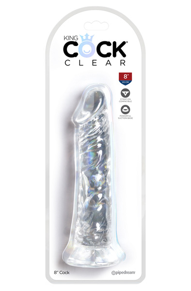 Pipedream King Cock Transparenter Dildo 20 cm - Dildo 2
