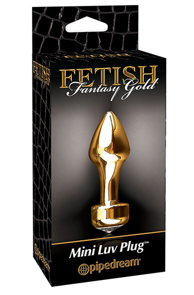 Pipedream Mini Luv Plug Gold - Analplug aus Metall 2
