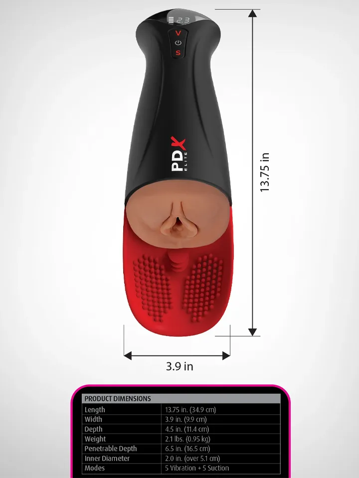 Pipedream PDX Elite Fuck-O-Matic Pro XL Braun - Automatischer Masturbator 3 [full]