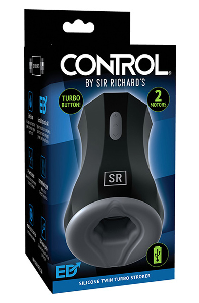 Pipedream Silicone Twin Turbo Stroker - Vibrations-Masturbator 3