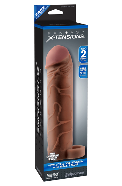 Pipedream X-tensions Perfect Extension with Ball Strap - Penishülle 3