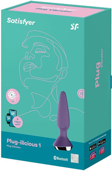 Plug-ilicious 1 Bluetooth & App Purple - Vibrierender Analplug 4