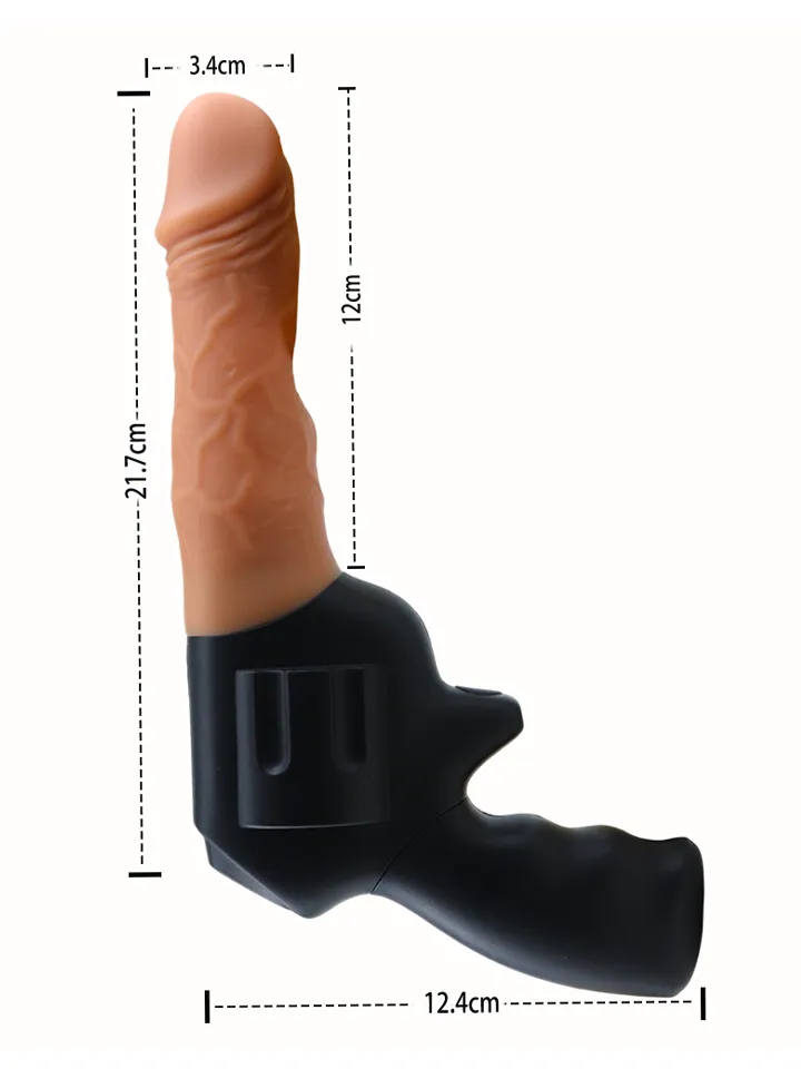 PowerShot Vibrating & Thrusting Dildo - Vibrierender Dildo 2 [full]