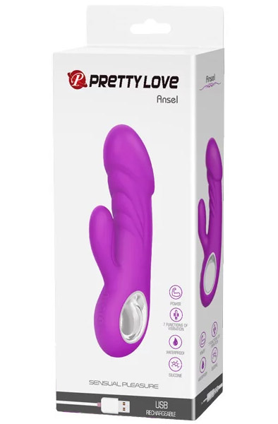 Pretty Love Ansel 7-Function Purple - Rabbit-Vibrator 2