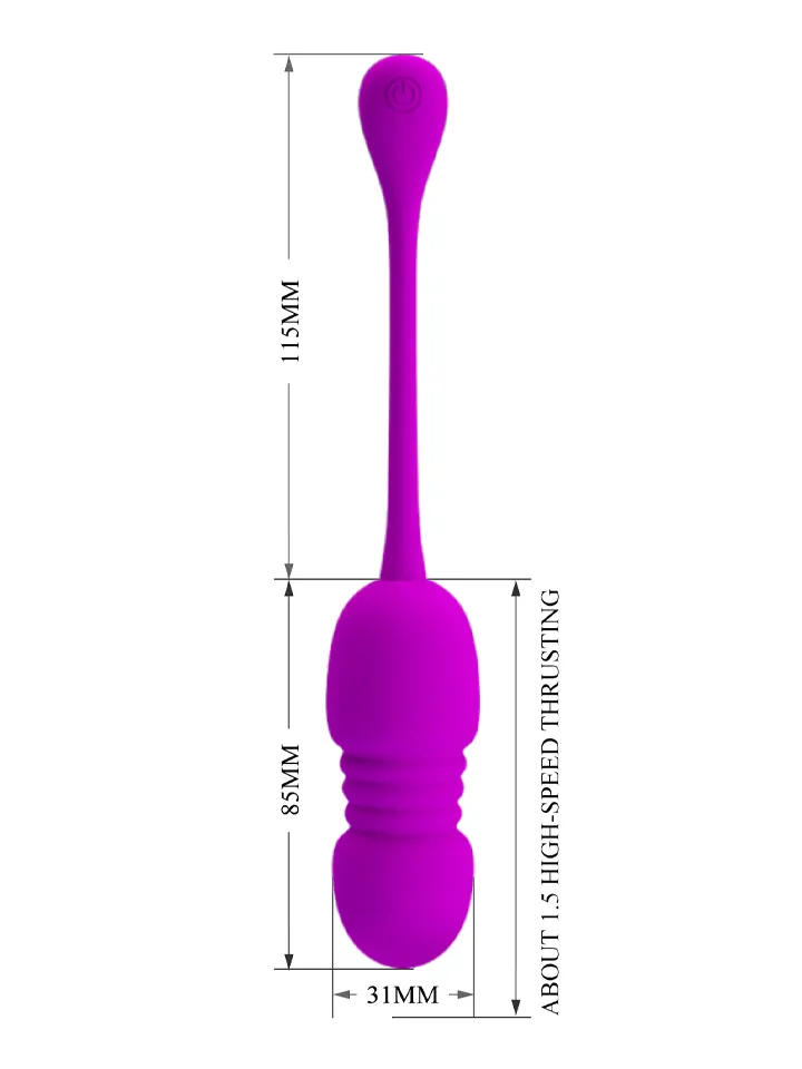 Pretty Love Callieri Remote Thrusting Egg - Vibrierendes Ei 4 [full]
