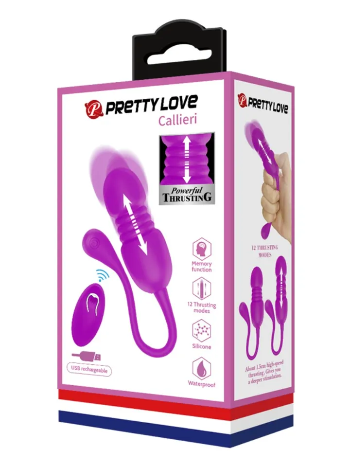 Pretty Love Callieri Remote Thrusting Egg - Vibrierendes Ei 6