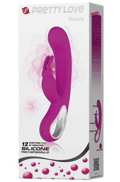 Pretty Love Webb USB Rechargeable - Rabbit-Vibrator 3