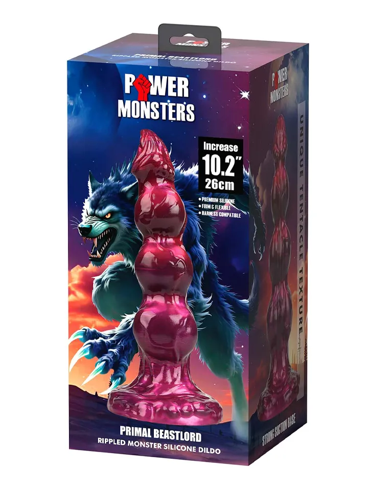 Primal Beastlord Rippled Monster Silicone Dildo 26 cm - Drachen-Dildo 3 [full]