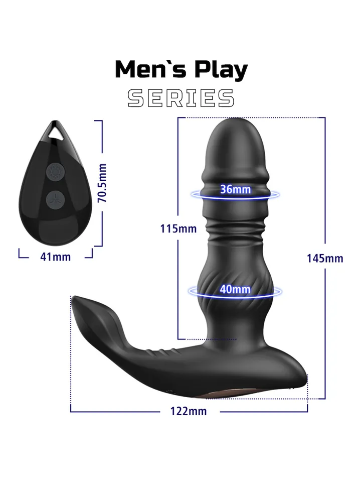 Prostata Massager mit stoßender Bewegung - Prostatastimulator 4 [full]