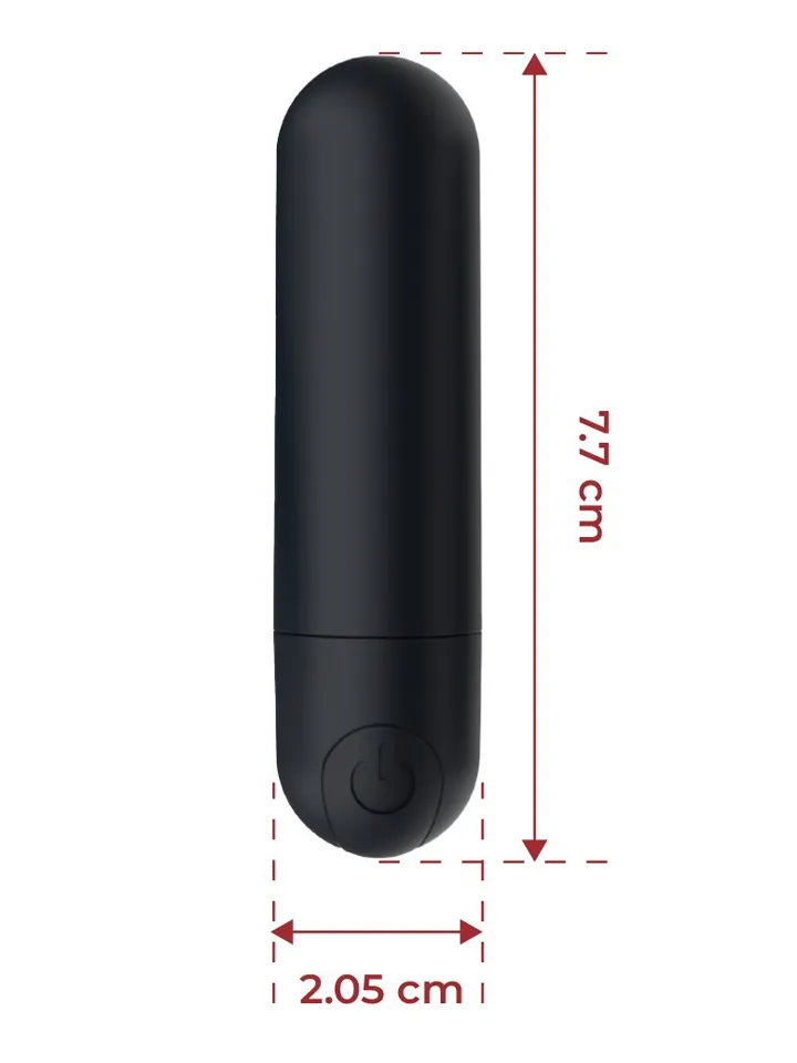 Pulse Wiederaufladbarer Vibrationsbullet - Kugel-Vibrator 2 [full]
