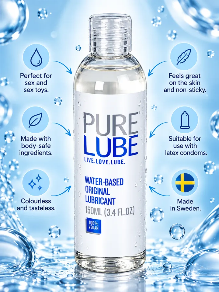 Pure Gleitgel auf Wasserbasis 150 ml - Wasserbasiertes Gleitmittel 2 [full]