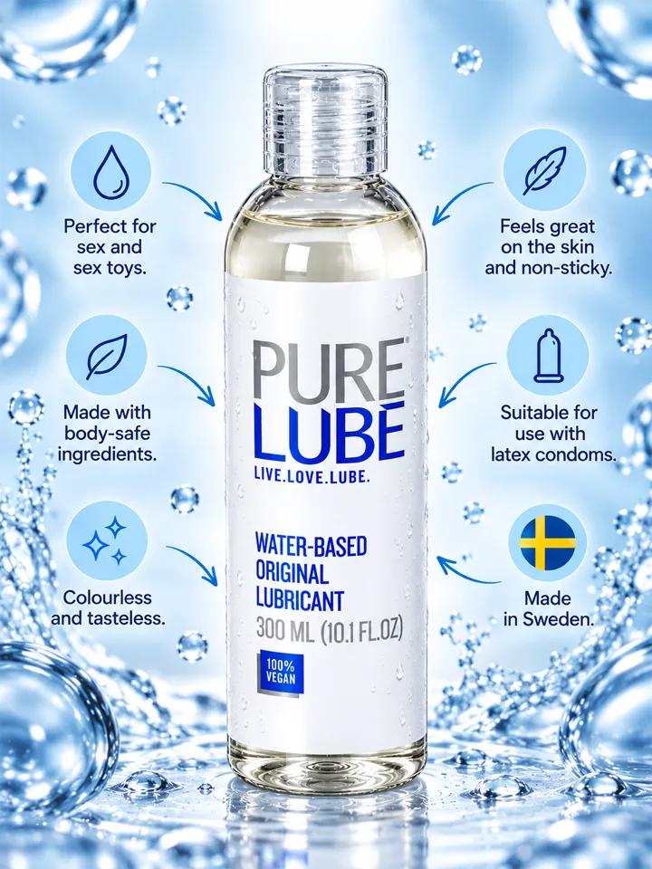 Pure Gleitgel auf Wasserbasis 300 ml - Wasserbasiertes Gleitmittel 2 [full]