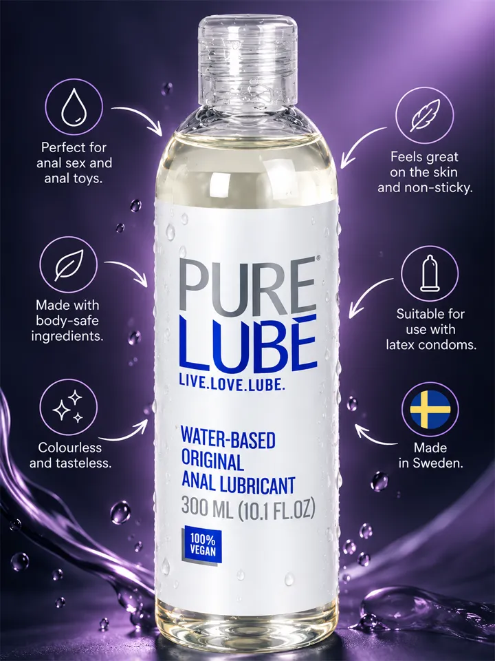 Pure Gleitgel auf Wasserbasis für Analverkehr 300 ml - Anal-Gleitmittel 2 [full]