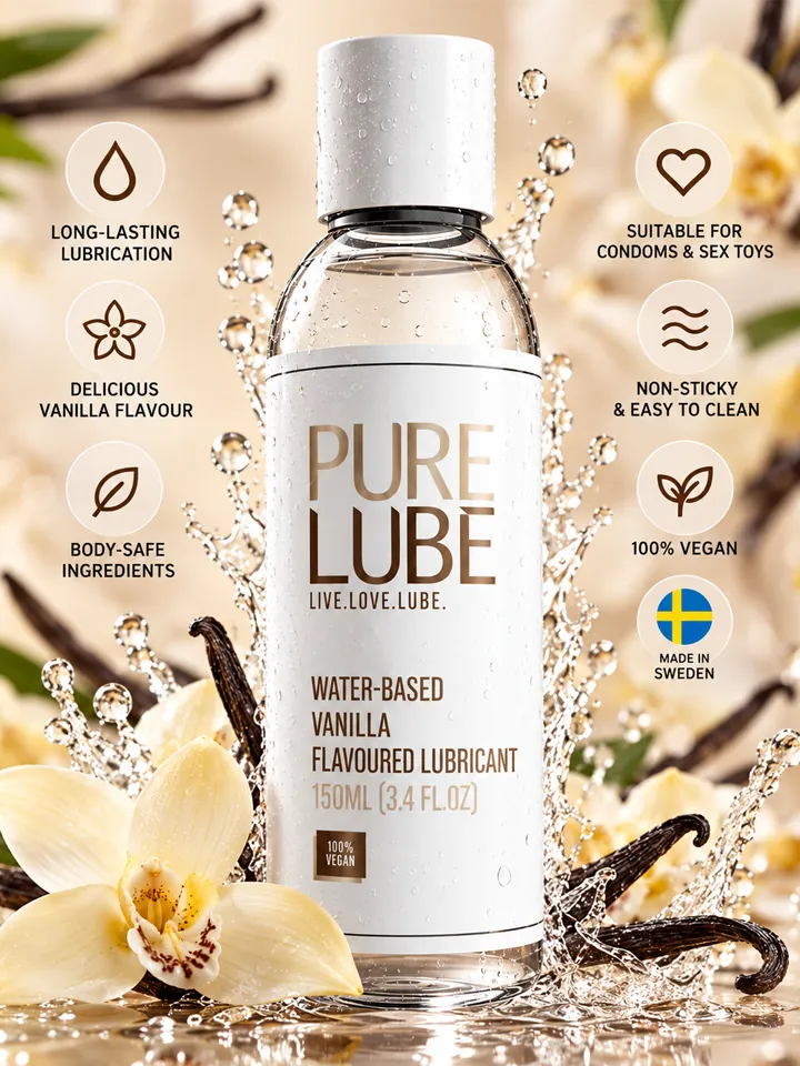 Pure Gleitgel mit Vanillegeschmack 150 ml - Gleitmittel mit Geschmack 1 [full]