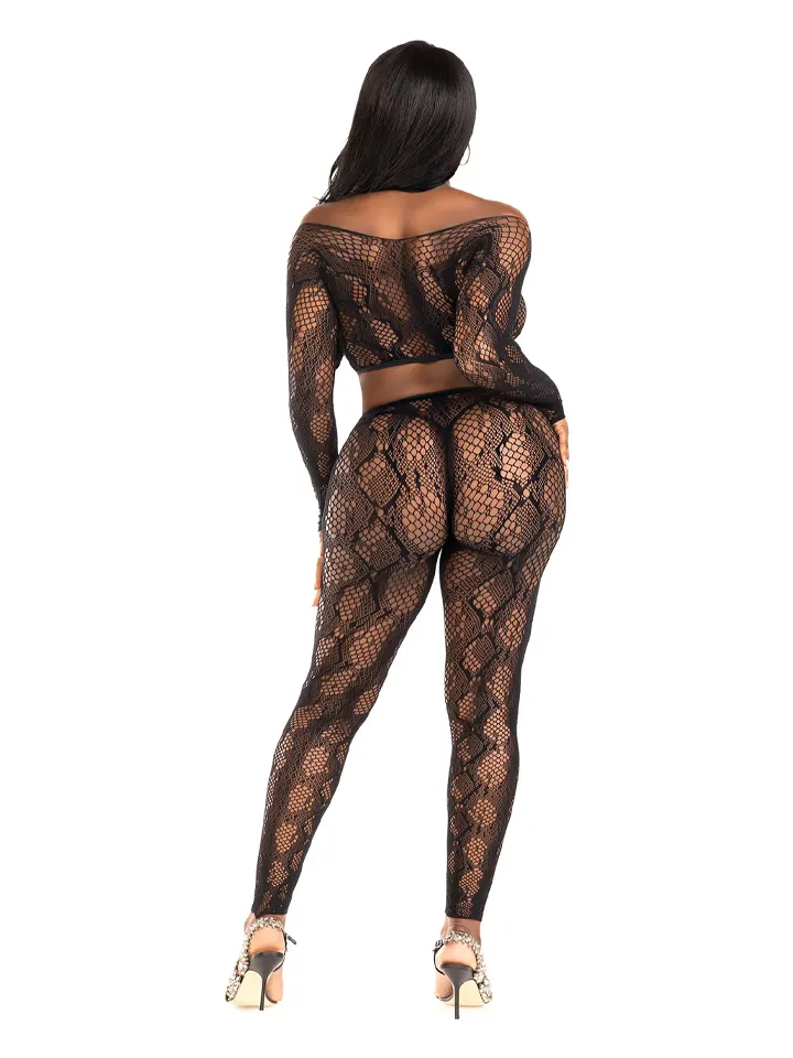 Python Crop Top & Footless Tights - Unterwäschen Set 3 [full]
