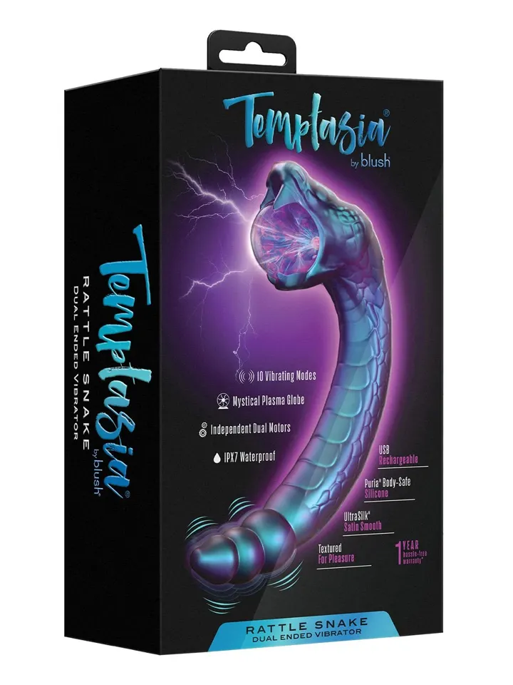 Rattle Snake Glowing Plasma Globe - Drachen-Dildo 5 [full]