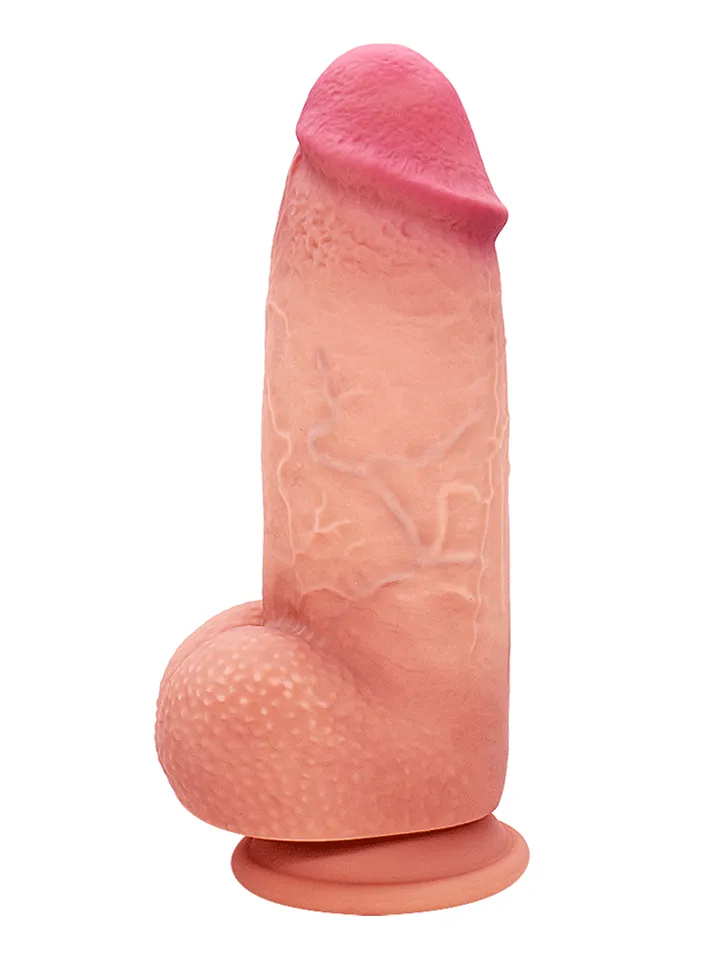 Realistic Chubby Silicone Dildo 21 cm - Realistischer Dildo 3 [full]