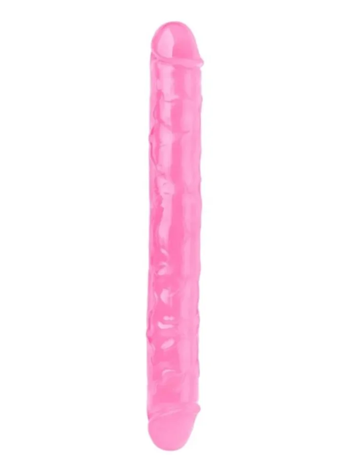 Realistic Penis Crystal Jellies Pink 30,5 cm - Doppel-Dildo 1 [full]
