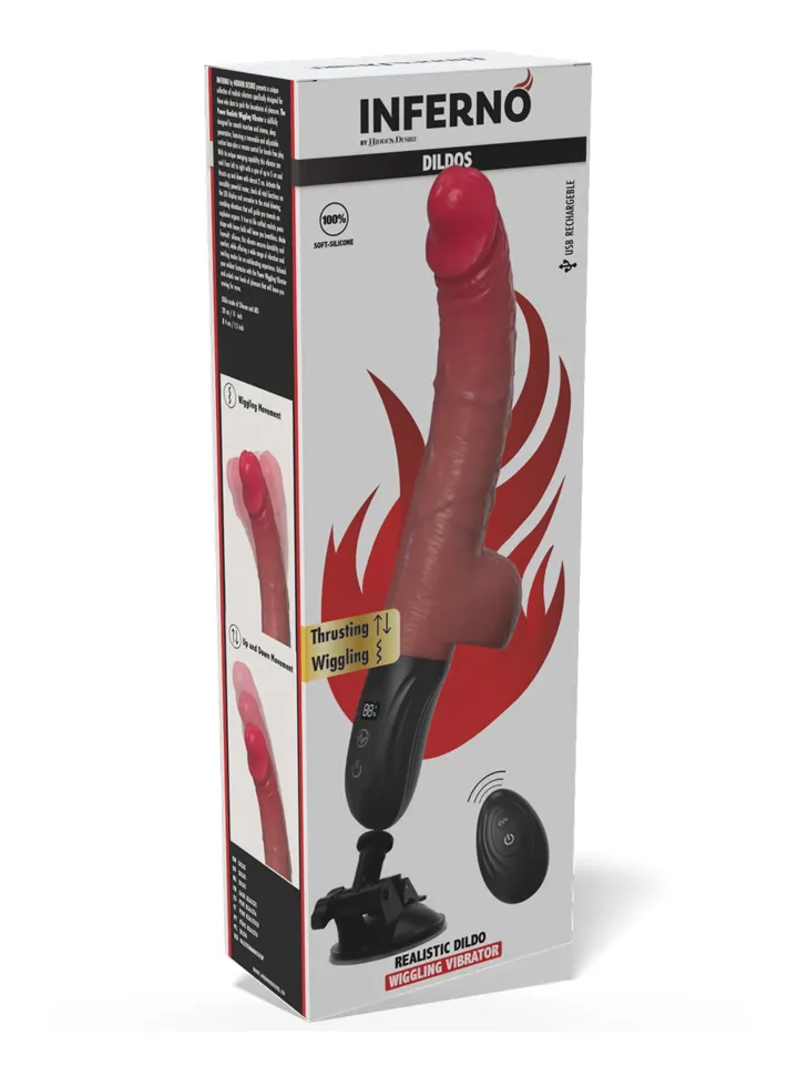 Realistic Thrusting & Wiggling Vibrator - Vibrierender Dildo 6 [full]