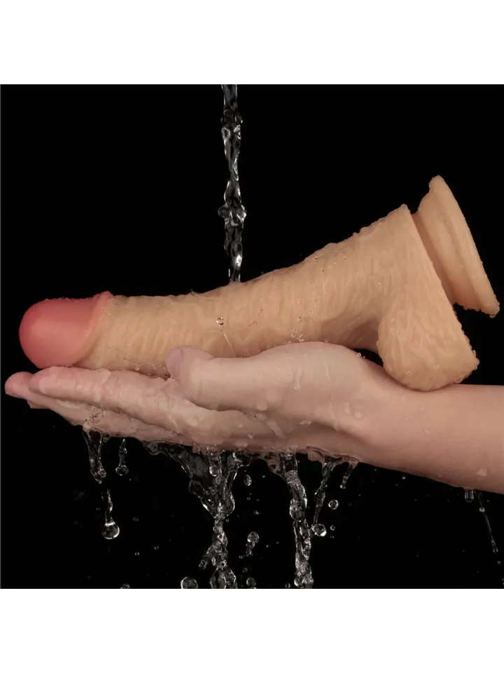 Realistic Vibrating Power Cock 22 cm - Vibrierender Dildo 4 [full]