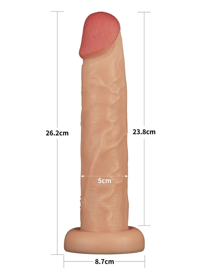 Realistic Vibrating Power Cock 26,2 cm - Vibrierender Dildo 2 [full]