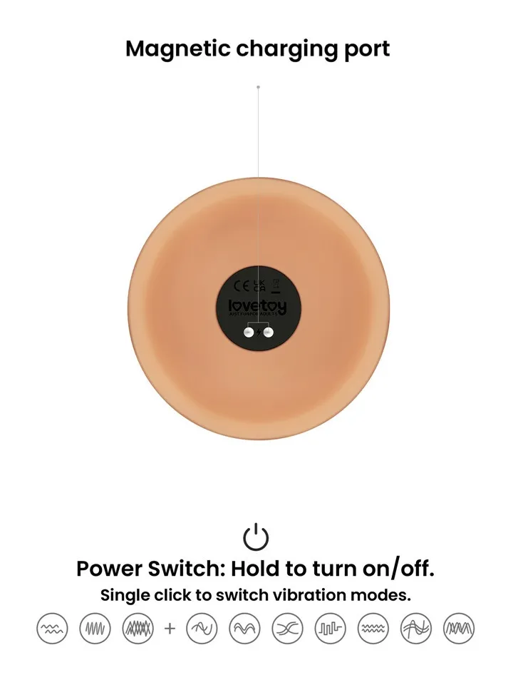 Realistic Vibrating Power Cock 26,2 cm - Vibrierender Dildo 3 [full]