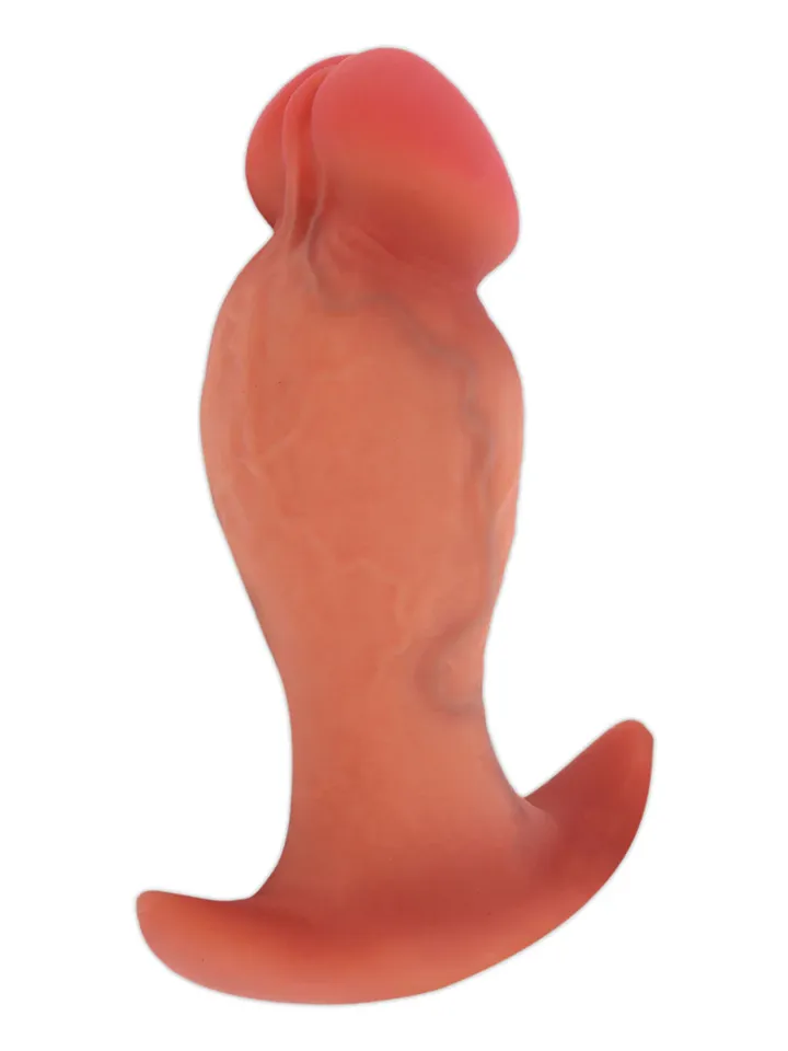 Realistischer Buttplug aus Liquid Silicone (10 cm) - Analplug 1 [full]