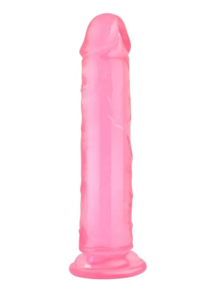 Realistischer Penis Crystal Jellies Pink 21,6 cm - Dildo 1 [full]