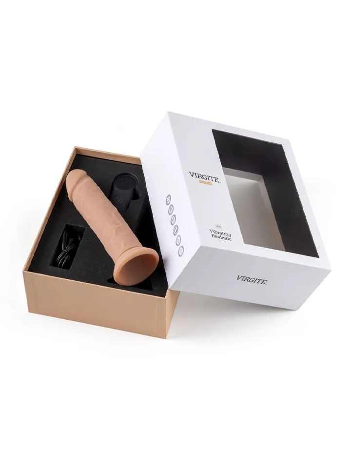 Realistischer Vibrationsdildo mit Fernbedienung, 18,5 cm - Vibrierender Dildo 3 [full]