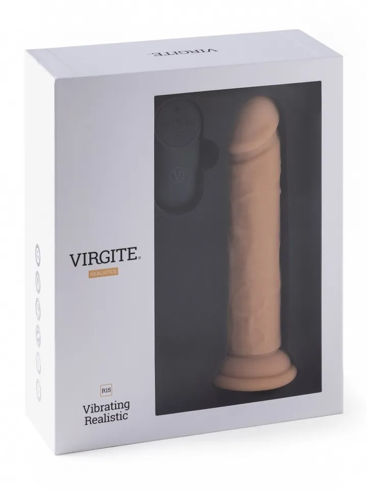 Realistischer Vibrationsdildo mit Fernbedienung, 18,5 cm - Vibrierender Dildo 4 [full]