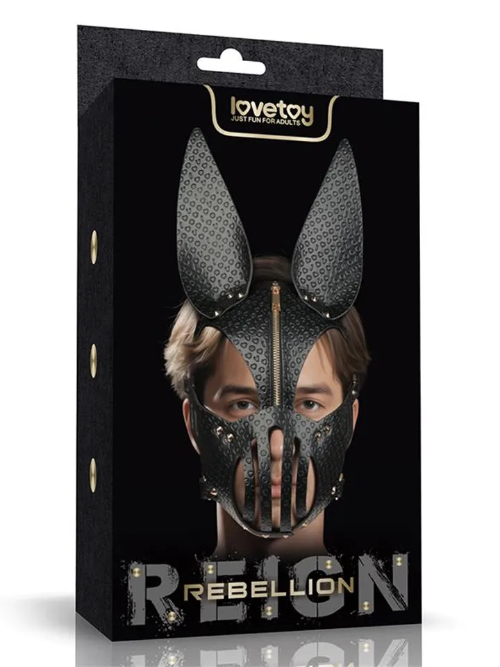 Rebellion Reign Dark Bunny Mask - BDSM Maske 1 [full]