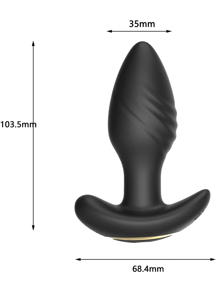 Remote Control Vibrating Butt Plug - Vibrierender Analplug 2