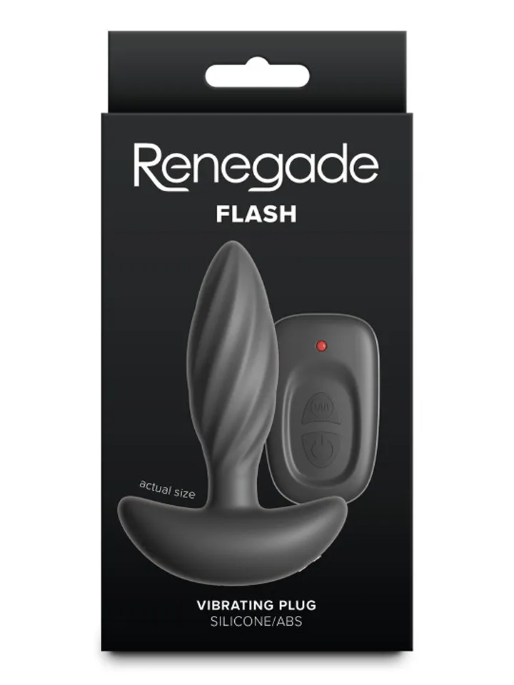 Renegade Flash Vibrating Buttplug - Vibrierender Analplug 3 [full]