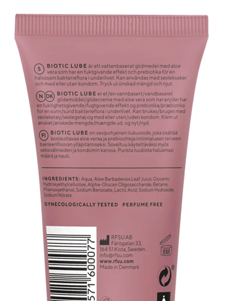 RFSU Biotic Lube 75 ml - Wasserbasiertes Gleitmittel 2 [full]
